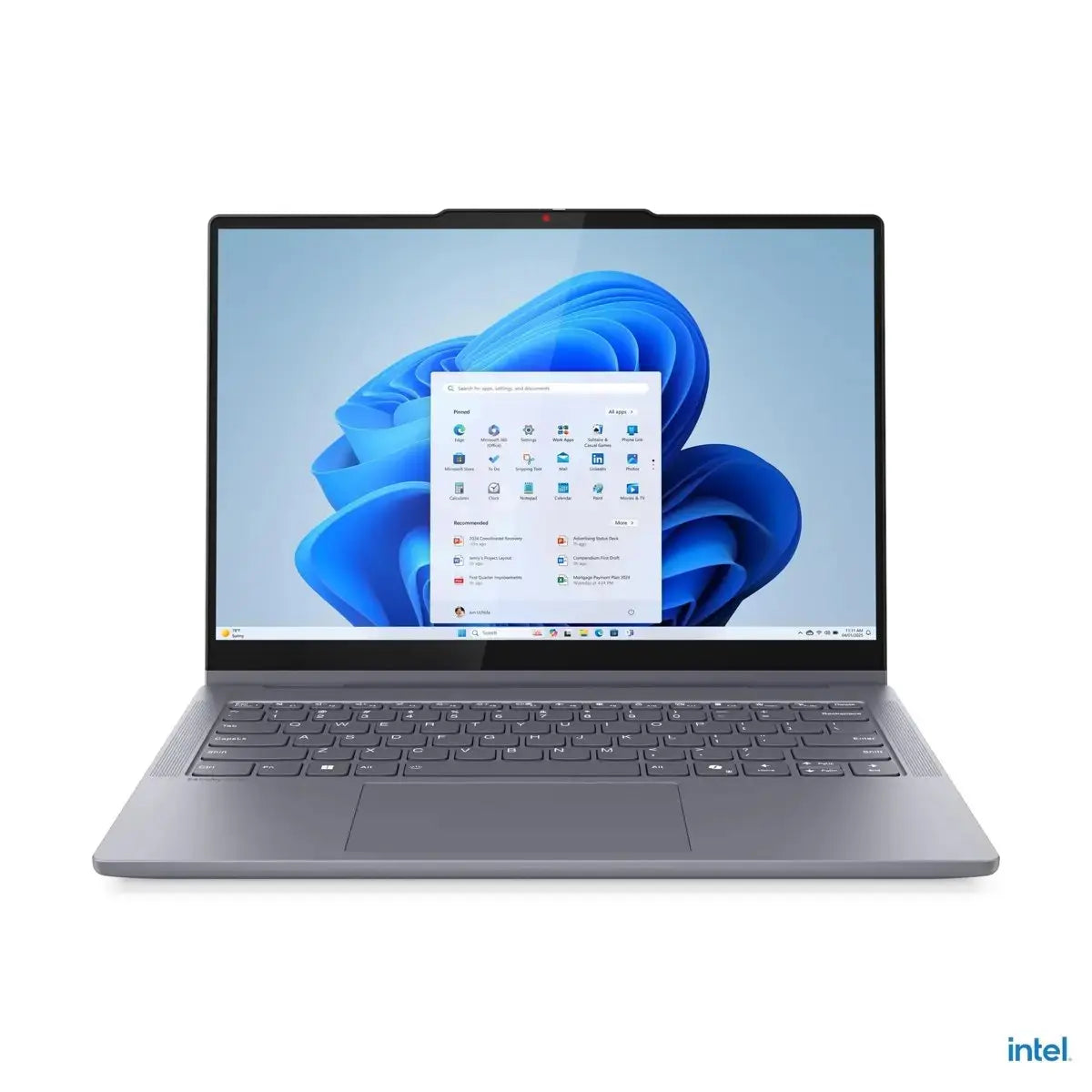 Lenovo IdeaPad 5 2-in-1 – Intel Core Ultra 225U, 8GB RAM, 512GB SSD, 14.1” WUXGA Touchscreen Convertible Laptop with Stylus Pen, Backlit Keyboard, Windows 11 – Cosmic Blue
